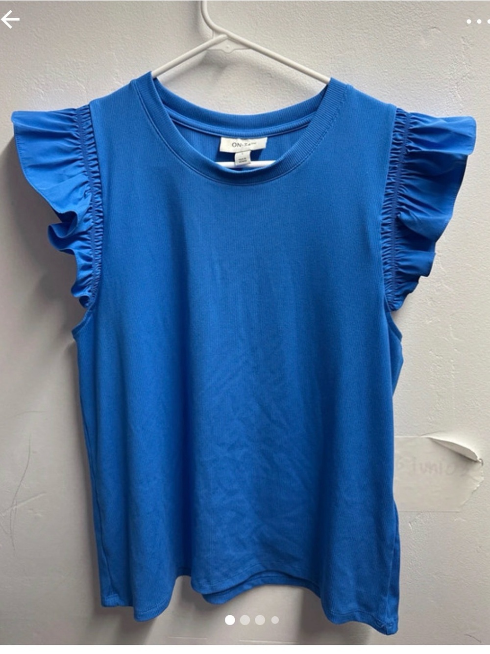 ON.‎line Royal Blue Ruffle Sleeve Women's Top